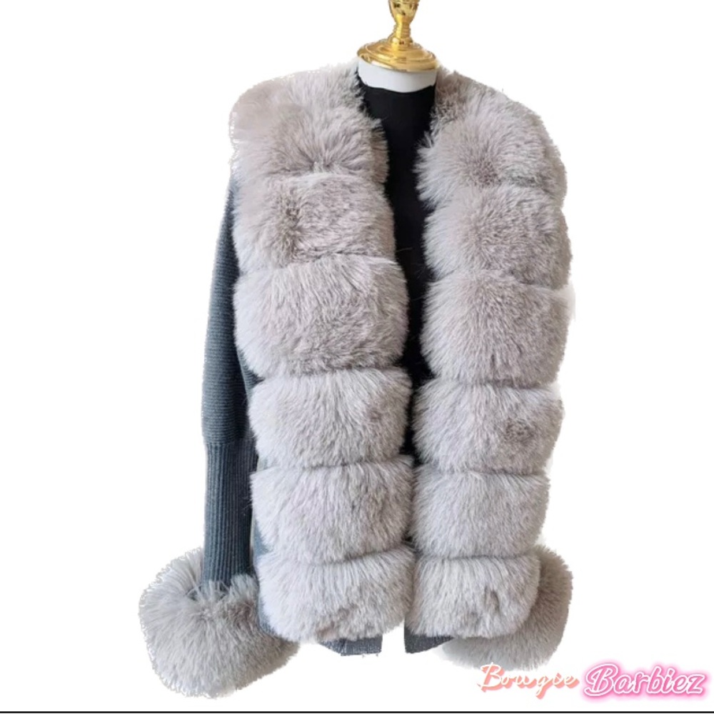 Luxury Fur Cardigan